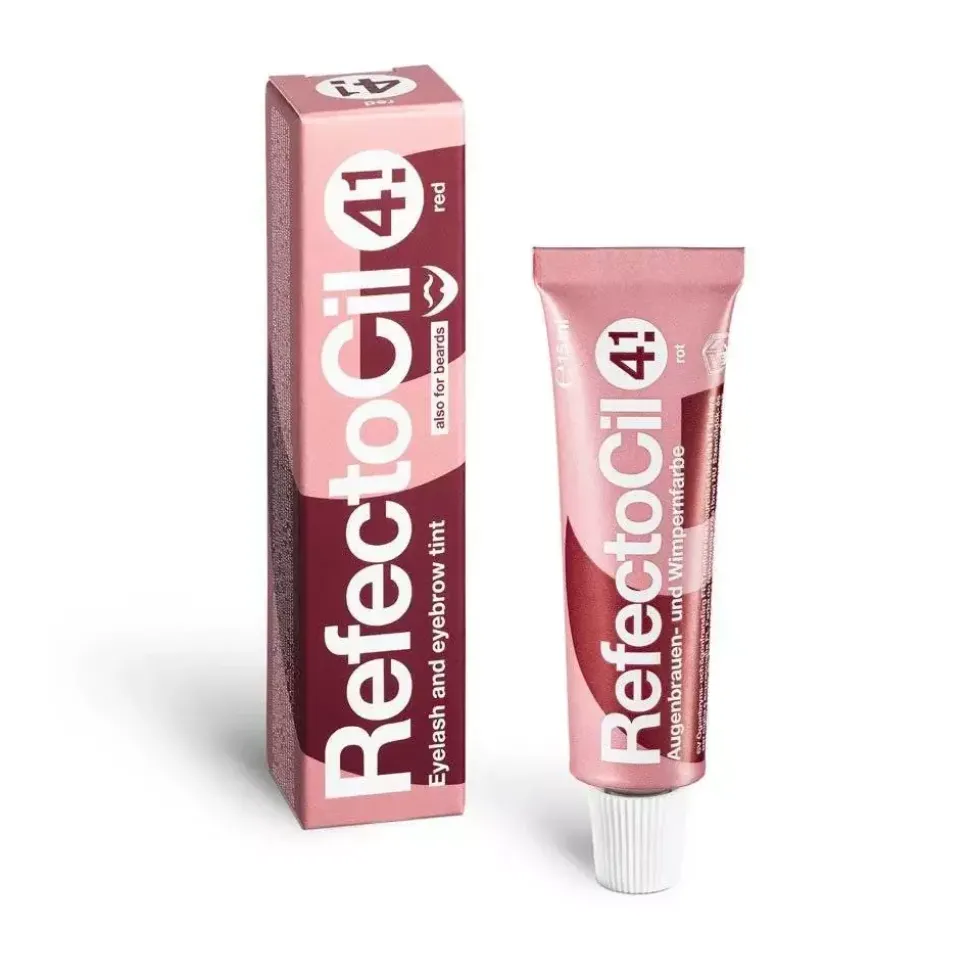 4.1 czerwona henna do brwi i rzęs