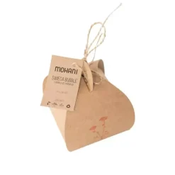 100% Naturalna świeca bubble z wosku rzepakowego - biała, mała 35g