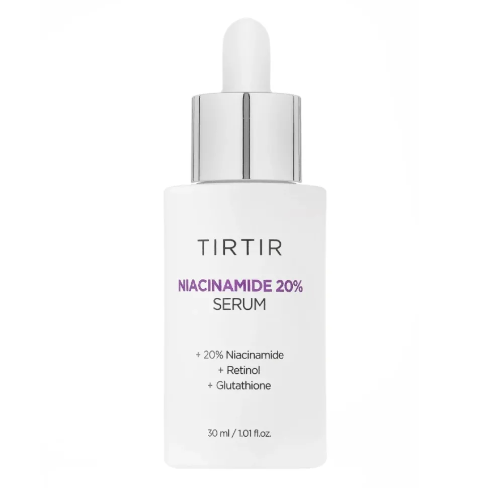 - Niacinamide 20% Serum - Rozjaśniająco - Ujędrniające Serum do Twarzy z Niacynamidem i Retinolem - 30ml