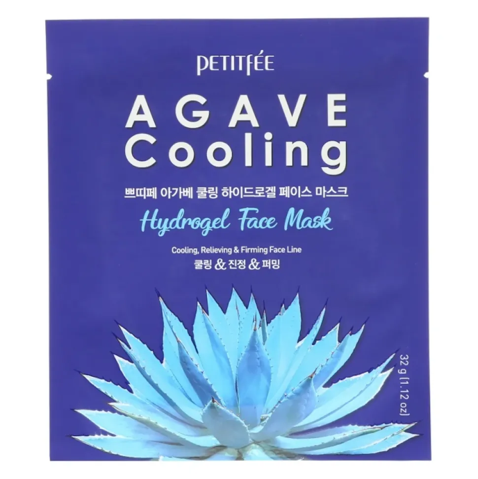 Agave Cooling Hydrogel Face Mask hydrożelowa maska do twarzy o działaniu chłodzącym 32g