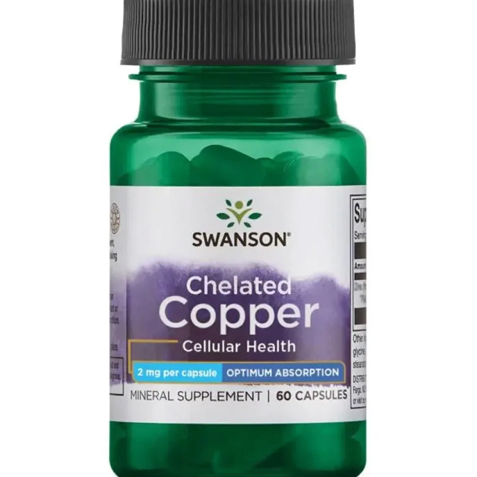 Albion Chelat Miedzi- miedź copper 2mg 60 kapsułek