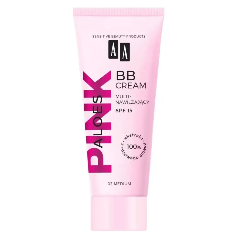 Aloes Pink Multinawilżający Krem BB 02 Medium 30 ml