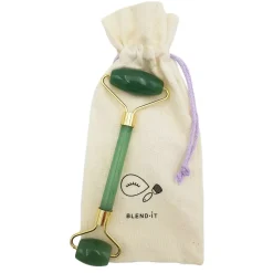 Aventurine Roller Wałeczek do masażu twarzy z kwarcu awenturynowego