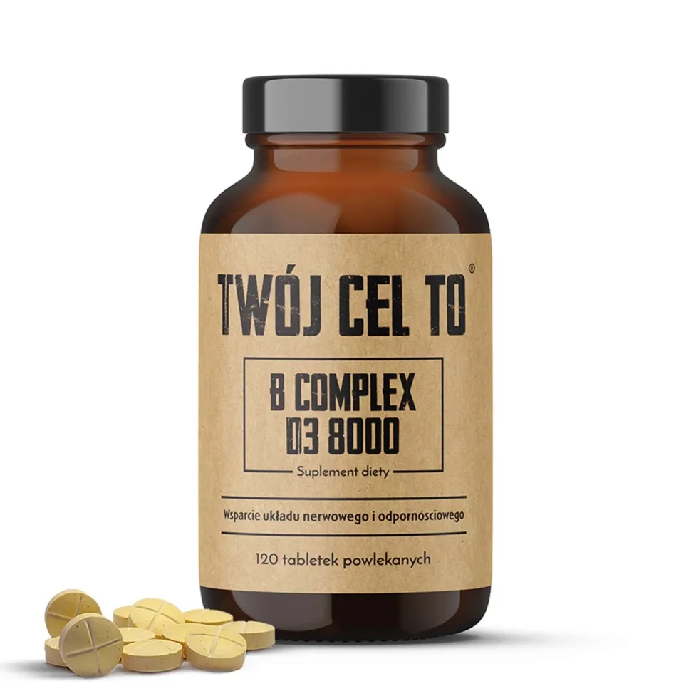 B Complex D3 8000 120 tabletek