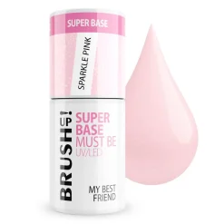 Baza hybrydowa do paznokci Super Base Must Be: Sparkle Nude 5g