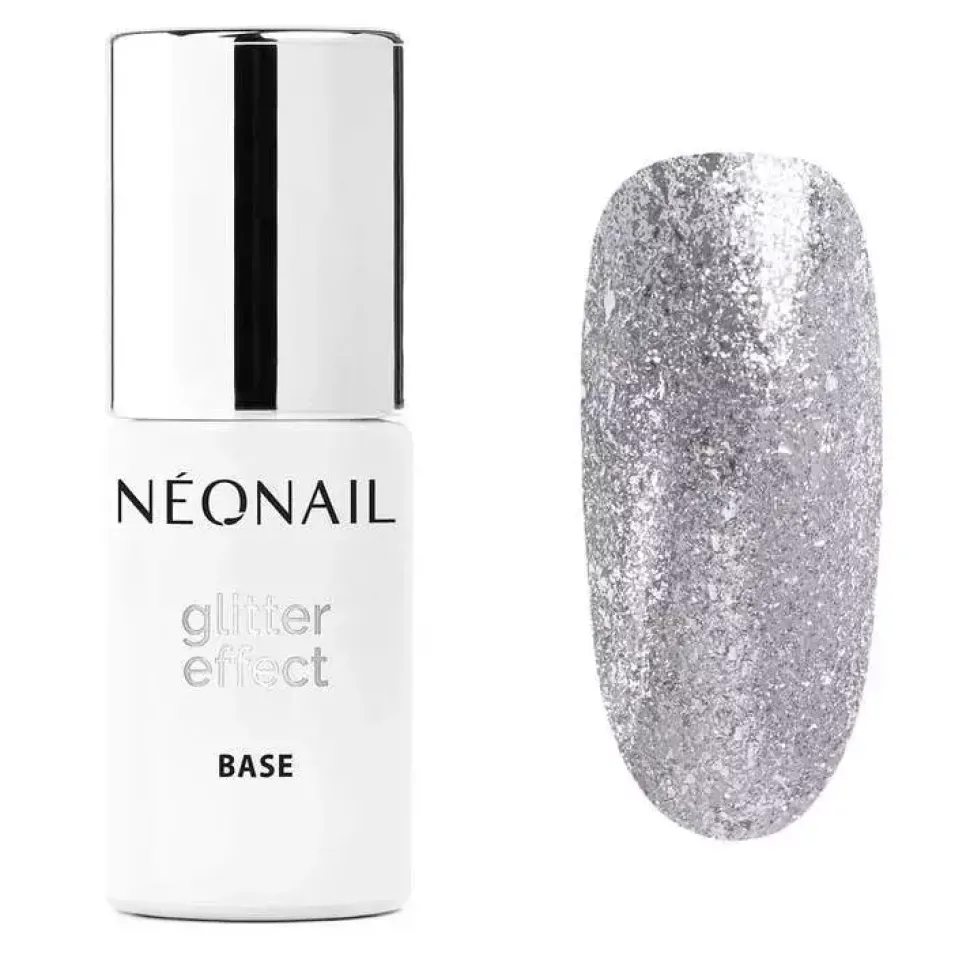 Baza hybrydowa Glitter Effect Base Silver Twinkle 7,2 ml
