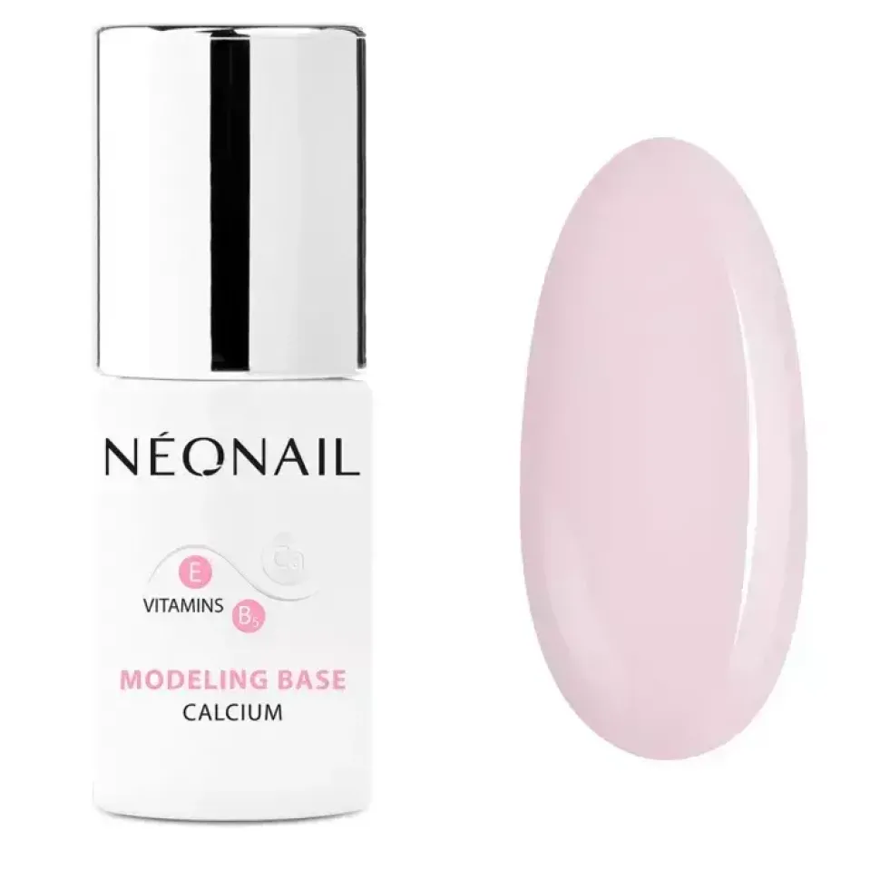 Baza hybrydowa Modeling Base Calcium Basic Pink 7,2 ml