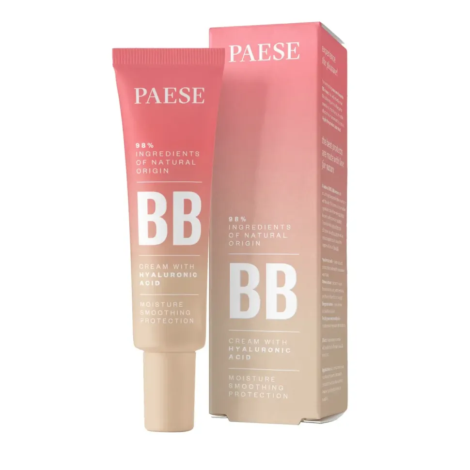 BB Cream with Hyaluronic Acid Krem BB 01 Ivory