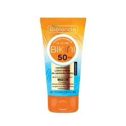 BIKINI SPF50 Nawilżający lekki krem do opalania twarzy 50ml
