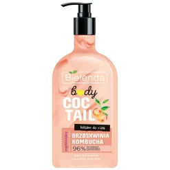 BODY COCTAIL Wygładzający balsam do ciała BRZOSKWINIA + KOMBUCHA, 400 ml
