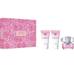 Bright Crystal zestaw woda toaletowa spray 50ml + żel pod prysznic 50ml + balsam do ciała 50ml