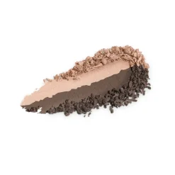 Bright Duo Eyeshadow podwójny cień do powiek 02 Warm Beige/Dark Brown 2.5g