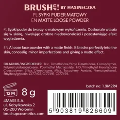 by Maxineczka Loose Matte Powder Sypki puder matowy 8g