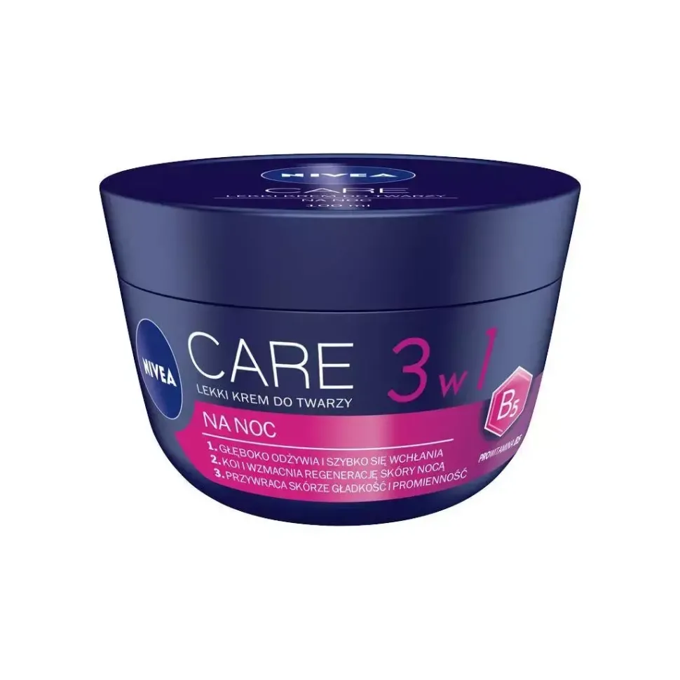 Care 3w1 lekki krem do twarzy na noc 100ml