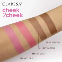 Cheek2Cheek Blush Stick Kremowy róż do policzków w sztyfcie 01 Candy Pink 6g