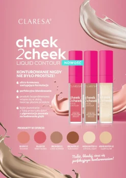 Cheek2Cheek Liquid Contour Rozświetlacz w płynie 02 glam glow 7g