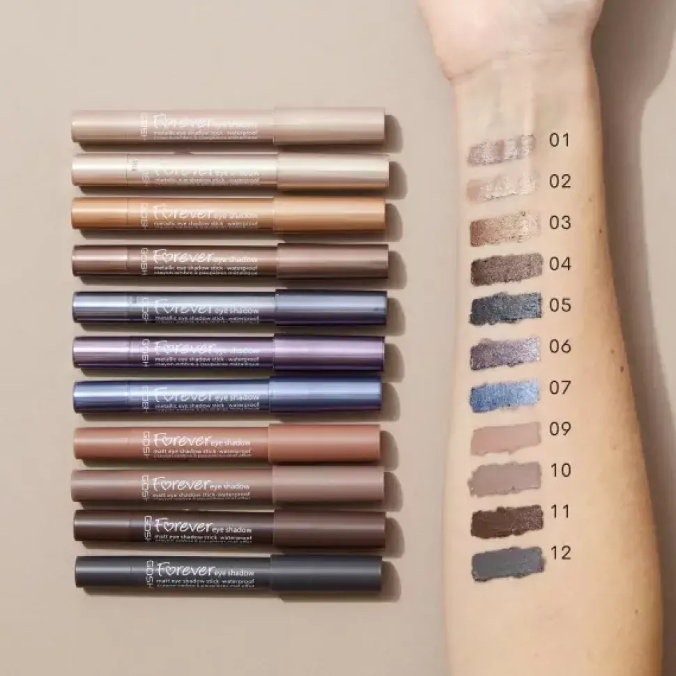 Cień do powiek w ołówku wodoodporny MATT 10 Twisted Brown