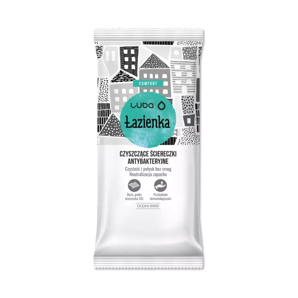 Comfort Ściereczki czyszczące antybakteryjne - Łazienka 32 sztuki