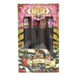 Cuba Jungle zestaw Snake woda perfumowana + Tiger woda perfumowana + Zebra woda perfumowana + Heartbreaker woda perfumowana 4x35ml