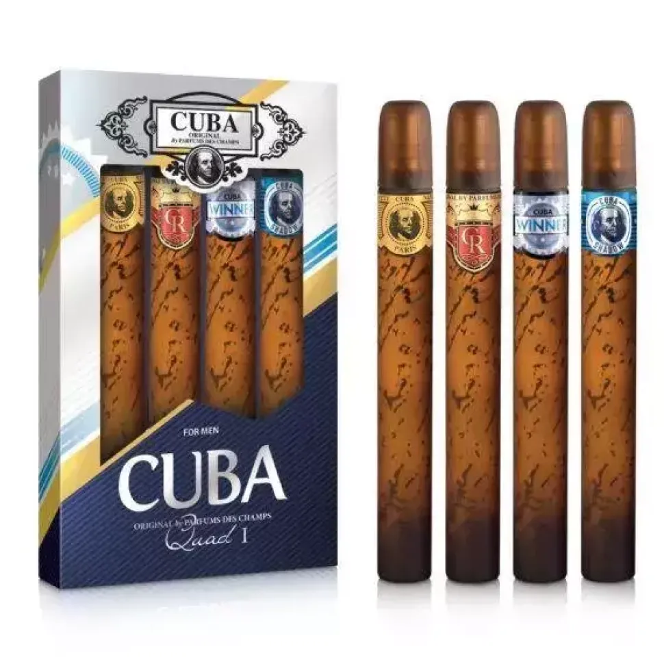 Cuba Quad For Men zestaw Gold woda toaletowa + Royal woda toaletowa + Winner woda toaletowa + Shadow woda toaletowa 4x35ml