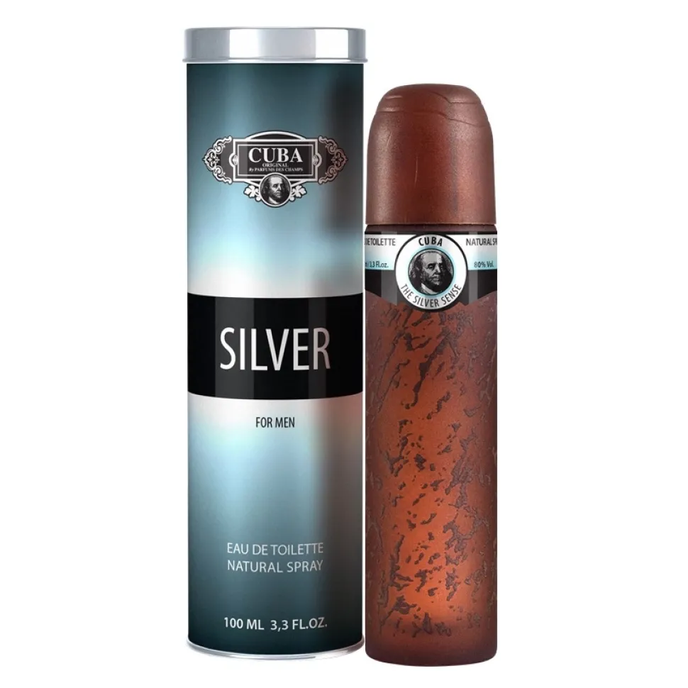Cuba Silver For Men woda toaletowa spray 100ml