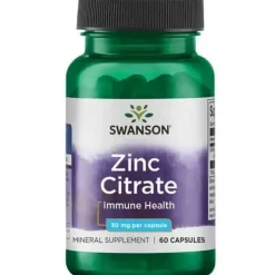 Cytrynian Cynku 30 mg 60 kapsułek