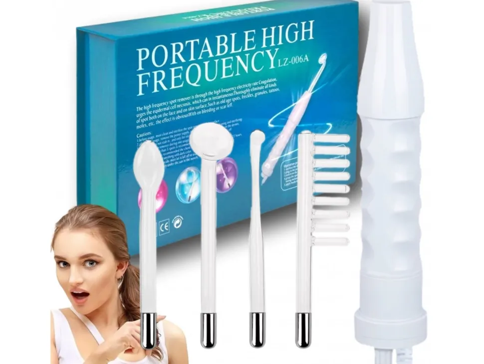 Derma wand 4 elektrody do twarzy ciała włosów