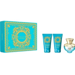 Dylan Turquoise Pour Femme zestaw woda toaletowa spray 50ml + żel pod prysznic 50ml + żel do ciała 50ml