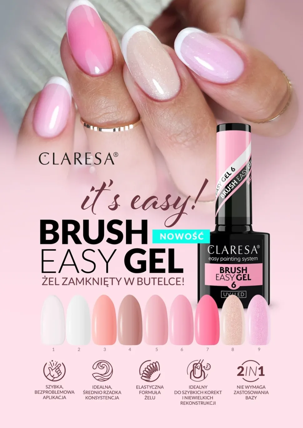 Easy Brush Gel 06 Żel do paznokci 5g