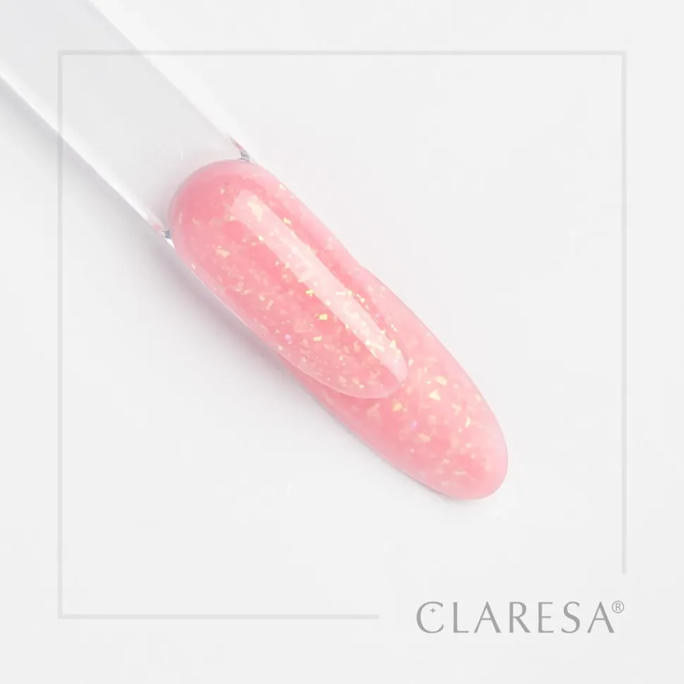 Żel budujący SOFT&EASY BUILDER GEL GLIMMER PIINK 12g