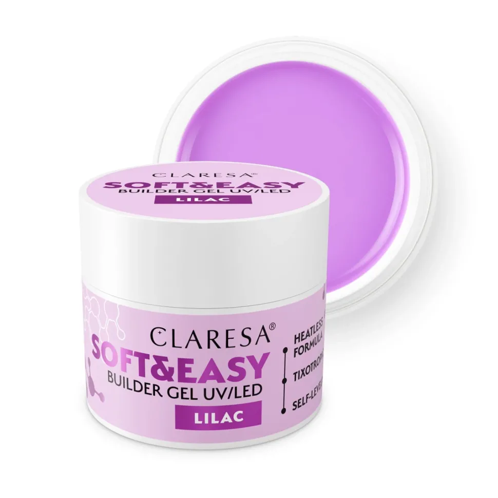 Żel budujący SOFT&EASY BUILDER GEL LILAC 12g