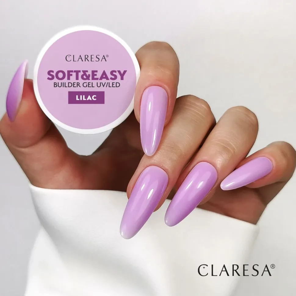 Żel budujący SOFT&EASY BUILDER GEL LILAC 12g