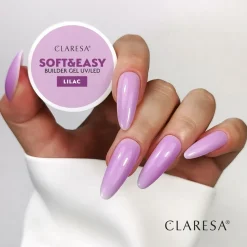 Żel budujący SOFT&EASY BUILDER GEL LILAC 45g