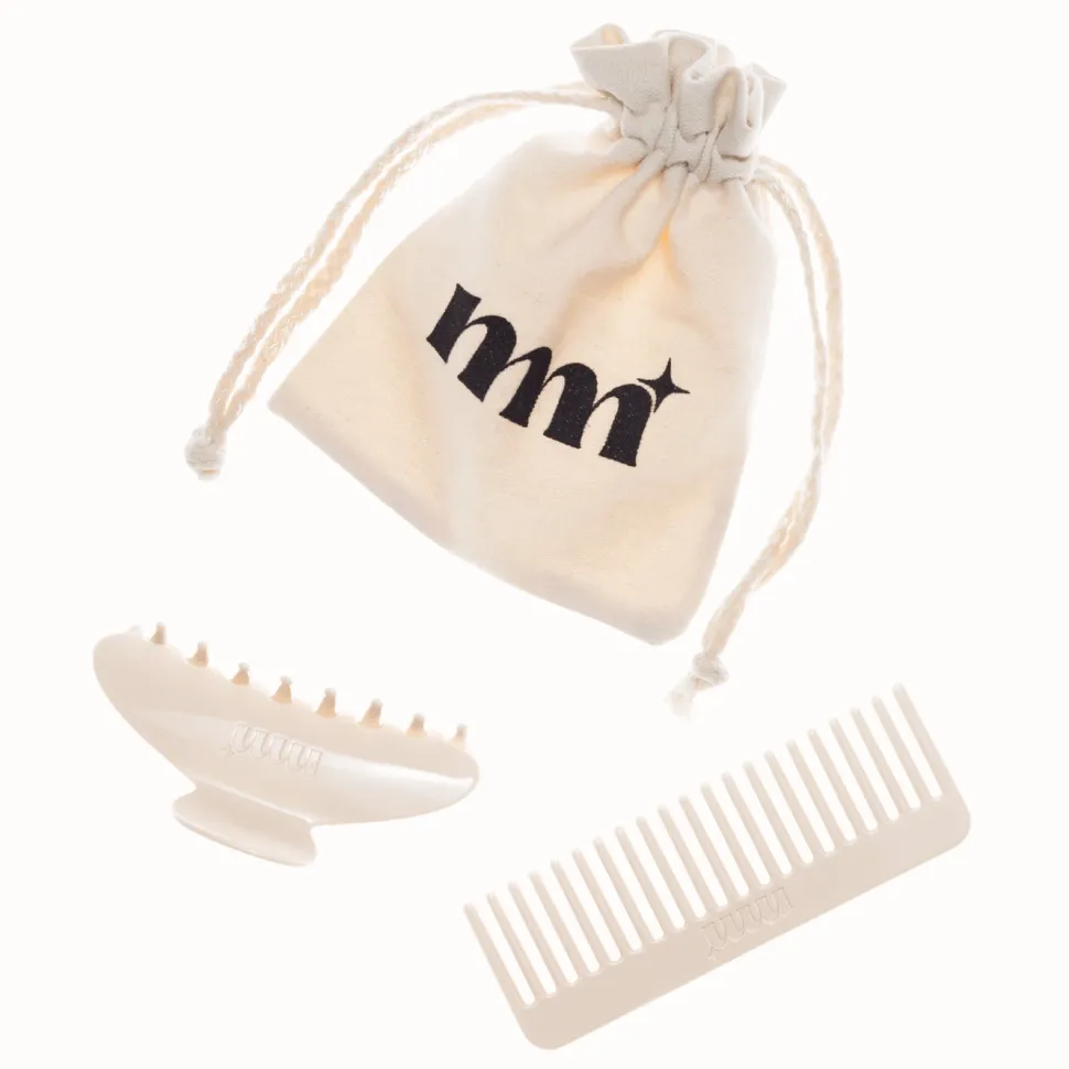 Essential Set VANILLA Grzebień + klamra do włosów