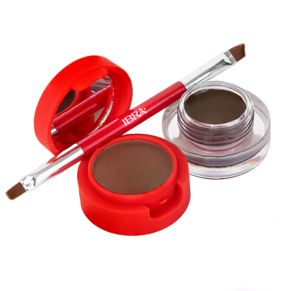 Eyebrow pomade&powder Pomada i cień do brwi Dark Chocolate