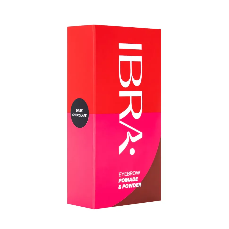 Eyebrow pomade&powder Pomada i cień do brwi Dark Chocolate