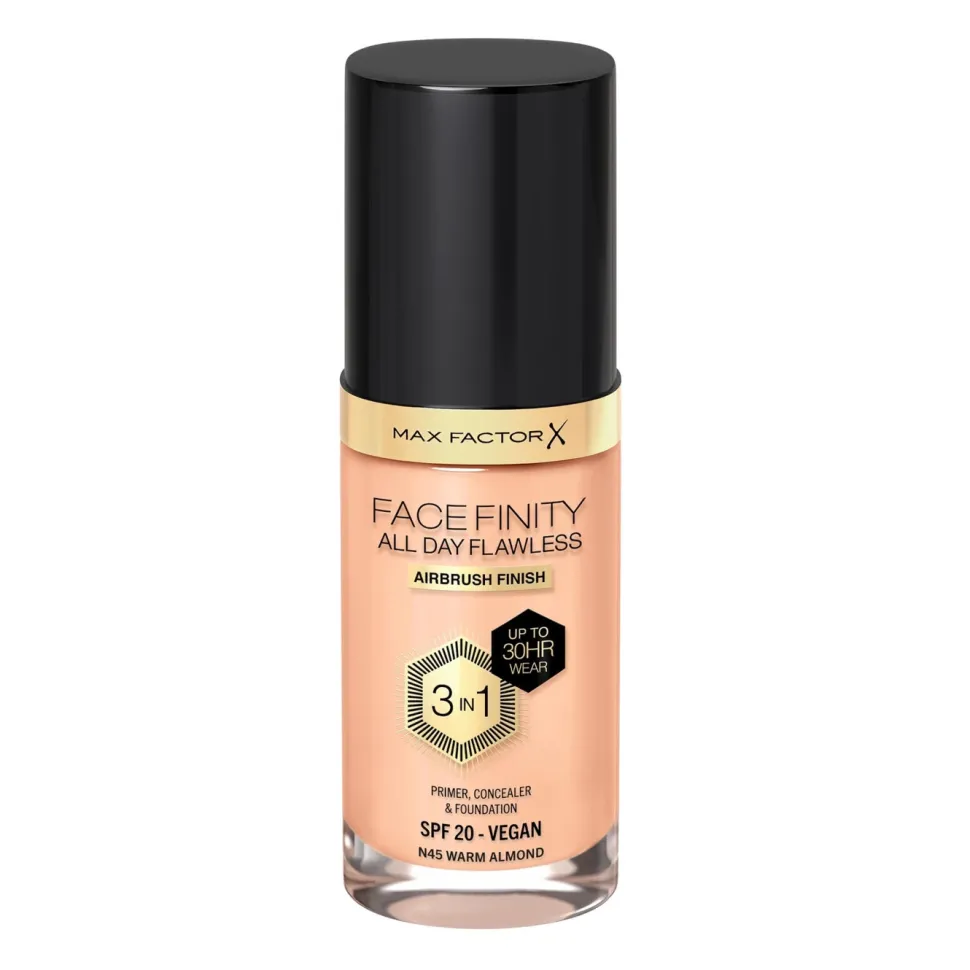 Facefinity Podkład 3w1 Warm Almond 45, 30ml