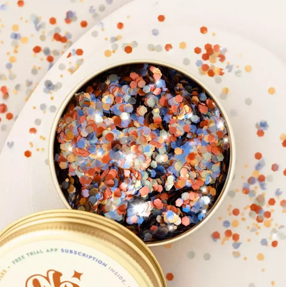 Facegroovin's glitter Bio-brokat Rainbow freckles