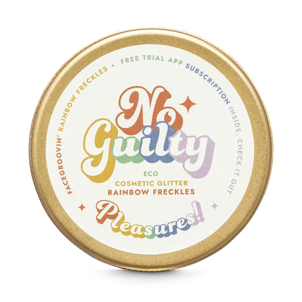 Facegroovin's glitter Bio-brokat Rainbow freckles