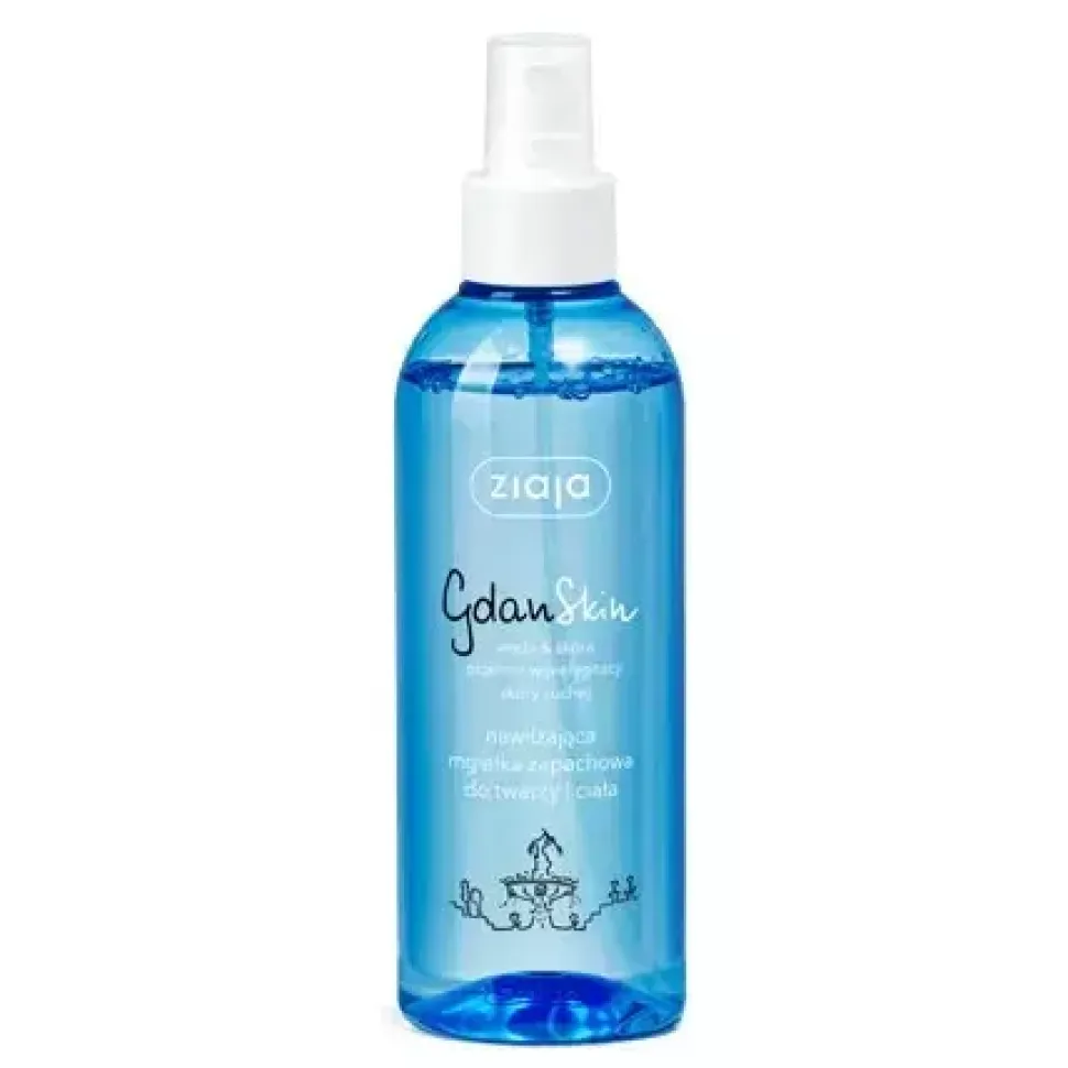 GdanSkin Nawilżająca mgiełka zapachowa do twarzy i ciała 200ml