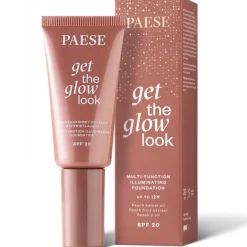 GET THE GLOW LOOK Wielozadaniowy podkład rozświetlający 3N Warm Beige 30ml