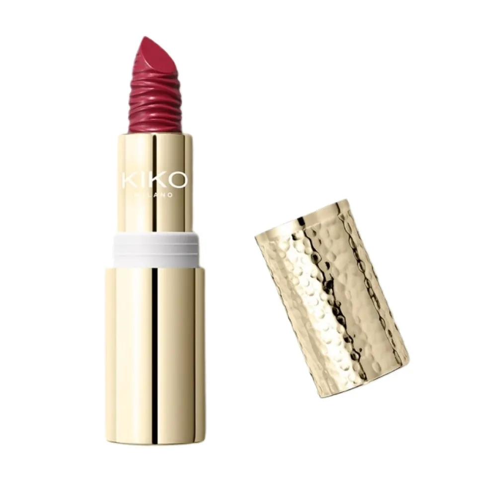 Gold Reflections Gleam & Care Lipstick SPF30 kremowa odżywcza pomadka do ust 08 Seductive Cherry 3.5g