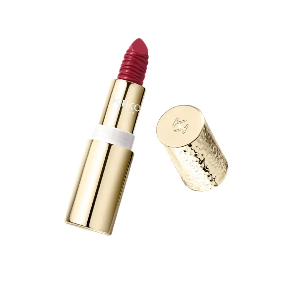 Gold Reflections Gleam & Care Lipstick SPF30 kremowa odżywcza pomadka do ust 08 Seductive Cherry 3.5g