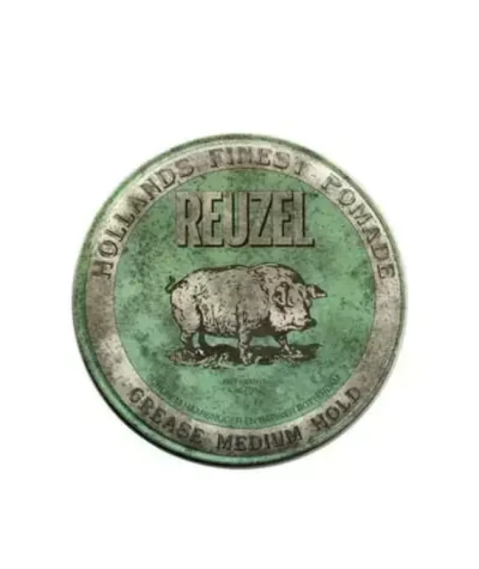 Green Grease Medium Hold Piglet Woskowa pomada do włosów 35g