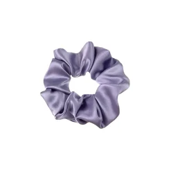 gumka do włosów Scrunchie jedwabna – lawendowy