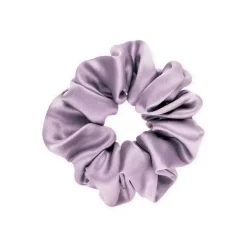 gumka do włosów Scrunchie jedwabna – wrzosowy