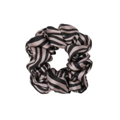 gumka do włosów Scrunchie jedwabna - zebra