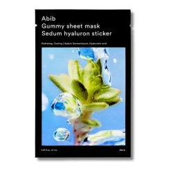 Gummy Sheet Mask Sedum Hyaluron Sticker - Nawilżająca maska z kwasem hialuronowym 1szt