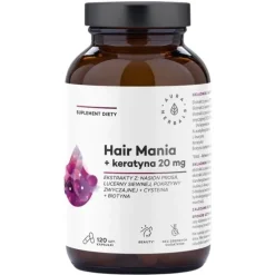 Hair Mania + keratyna 20 mg, kapsułki 120 szt.