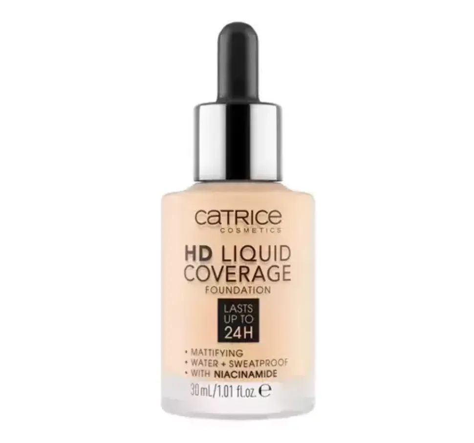 HD Liquid Coverage Płynny podkład do twarzy 002 Porcelain Beige